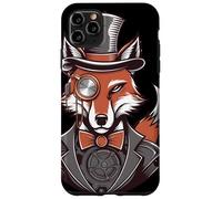 Renard avec Chapeau Haut De Forme Monocle Coque pour iPhone 11 Pro Max