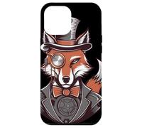 Renard avec Chapeau Haut De Forme Monocle Coque pour iPhone 12 Pro Max