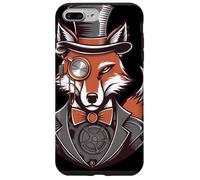 Renard avec Chapeau Haut De Forme Monocle Coque pour iPhone 7 Plus/8 Plus