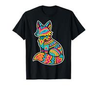 Renard aztèque Mexicain Maya Ancienne Mythologie Mésoaméricaine Art T-Shirt