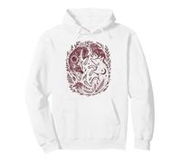Renard céleste Yin-Yang Soleil et Lune Boho Woodland Art Sweat à Capuche