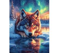 Renard dans une forêt magique au coucher du soleil 1000 Pièces Puzzle Créatif En Carton Anti-Déchirure Haute Densité Faune sauvage et animaux de compagnie Difficulté Moyenne Activité Manuelle Loisir C