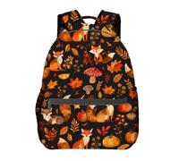 Renard D'Automne, Animal Mignon Des Bois Sacs D'École Léger Cartables Scolaires Confort Sacs A Dos Pour Quotidienne Randonnée Homme 29X40Cm