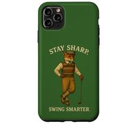 Renard de golf Stay Sharp Swing Smarter Coque pour iPhone 11 Pro Max