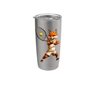 Renard de tennis Gobelet isotherme en acier inoxydable double paroi