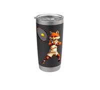 Renard de tennis Gobelet isotherme en acier inoxydable double paroi