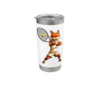 Renard de tennis Gobelet isotherme en acier inoxydable double paroi