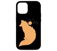 Renard Devant la Lune Renard Rouge Animal Sauvage Coque pour iPhone 12/12 Pro