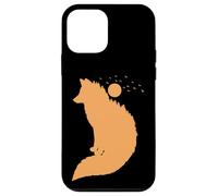 Renard Devant la Lune Renard Rouge Animal Sauvage Coque pour iPhone 12 Mini