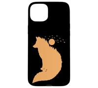 Renard Devant la Lune Renard Rouge Animal Sauvage Coque pour iPhone 15 Plus