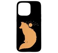 Renard Devant la Lune Renard Rouge Animal Sauvage Coque pour iPhone 15 Pro Max