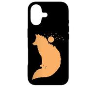 Renard Devant la Lune Renard Rouge Animal Sauvage Coque pour iPhone 17
