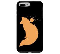Renard Devant la Lune Renard Rouge Animal Sauvage Coque pour iPhone 7 Plus/8 Plus