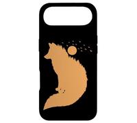 Renard Devant la Lune Renard Rouge Animal Sauvage Coque pour iPhone Air