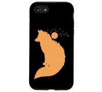Renard Devant la Lune Renard Rouge Animal Sauvage Coque pour iPhone SE (2020) / 7/8
