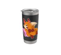 Renard Dormir Coussin Gobelet isotherme en acier inoxydable double paroi