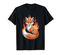 Renard Enflammé Esprit Sauvage T-Shirt