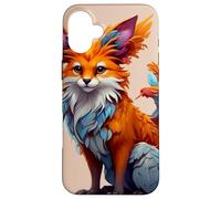 Renard et Oiseau: Un Lien Fantastique Coque pour iPhone 16 Plus