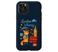 Renard Fantaisie Londres avec Big Ben et Tea Time Vibes Coque pour iPhone 11 Pro