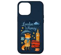 Renard Fantaisie Londres avec Big Ben et Tea Time Vibes Coque pour iPhone 12 Pro Max