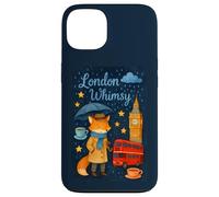 Renard Fantaisie Londres avec Big Ben et Tea Time Vibes Coque pour iPhone 13