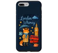 Renard Fantaisie Londres avec Big Ben et Tea Time Vibes Coque pour iPhone 7 Plus/8 Plus