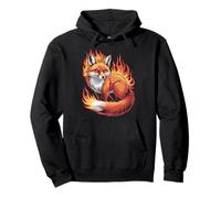 Renard Flamboyant Esprit Indomptable Sweat à Capuche