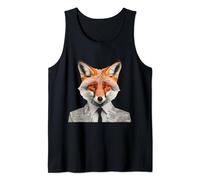 Renard gentleman animal en costume avec journal Débardeur