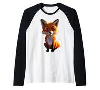 Renard J'aime Les Renards Renard Rouge Amour Petit Renard Manche Raglan