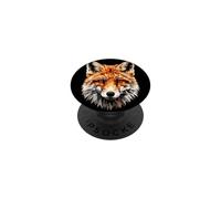 Renard J'aime Les Renards Renard Rouge Amour Petit Renard PopSockets PopGrip Adhésif