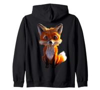 Renard J'aime Les Renards Renard Rouge Amour Petit Renard Sweat à Capuche