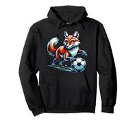 Renard Jouant Au Football avec Passion Sweat à Capuche