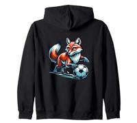 Renard Jouant Au Football avec Passion Sweat à Capuche