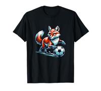 Renard Jouant Au Football avec Passion T-Shirt