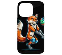 Renard Joueur De Volleyball Libre Coque pour iPhone 13 Pro