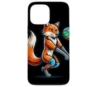 Renard Joueur De Volleyball Libre Coque pour iPhone 13 Pro Max
