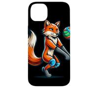 Renard Joueur De Volleyball Libre Coque pour iPhone 14 Plus