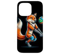 Renard Joueur De Volleyball Libre Coque pour iPhone 14 Pro Max