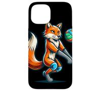 Renard Joueur De Volleyball Libre Coque pour iPhone 15