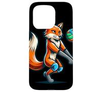 Renard Joueur De Volleyball Libre Coque pour iPhone 15 Pro