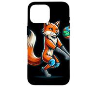 Renard Joueur De Volleyball Libre Coque pour iPhone 16 Pro Max