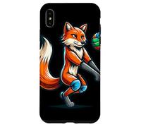 Renard Joueur De Volleyball Libre Coque pour iPhone XS Max