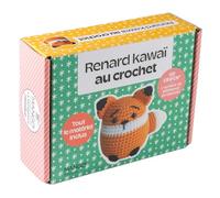 Renard kawaï au crochet: Coffret - Tout le matériel inclus