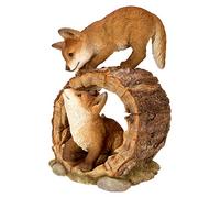 Renard ludique | Décoration de maison ou de jardin en résine | RL-PF07-B