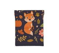 Renard Mignon d'automne, Sac de Rangement pour Femmes, Portefeuille supérieur à Presser, Petit Porte-Monnaie, Pochette de Changement