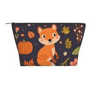 Renard Mignon d'automne, Trousse de Toilette Trousse de Maquillage Sac à cosmétiques Trousse de Toilette de Voyage Portable
