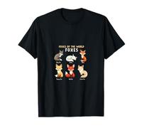 Renard Monde Espèces Amusant Nature Sauvage T-Shirt