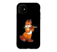 Renard Musicien Flûte Musique Coque pour iPhone 11