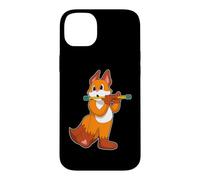 Renard Musicien Flûte Musique Coque pour iPhone 14 Plus