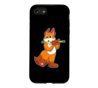 Renard Musicien Flûte Musique Coque pour iPhone SE (2020) / 7/8